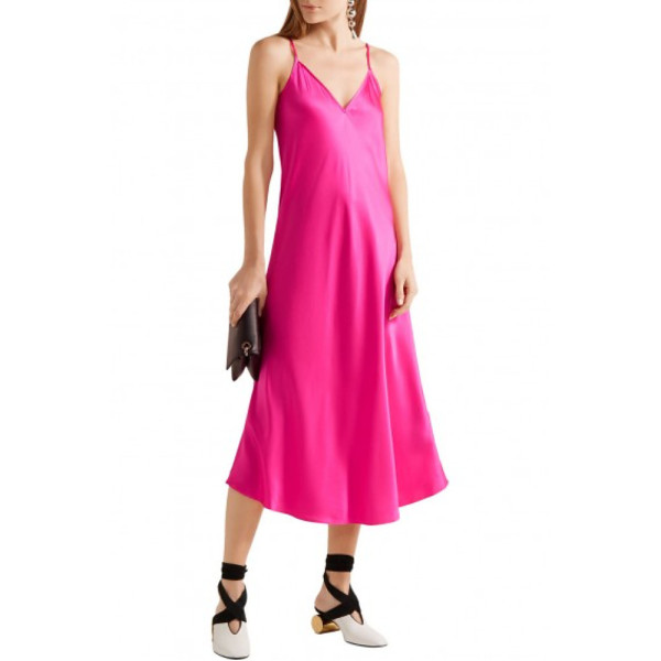 Ellery Technopriest Silk Slip Dress