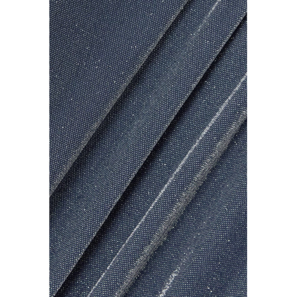 ROTATE Birger Christensen Noon Metallic Jersey Midi Dress