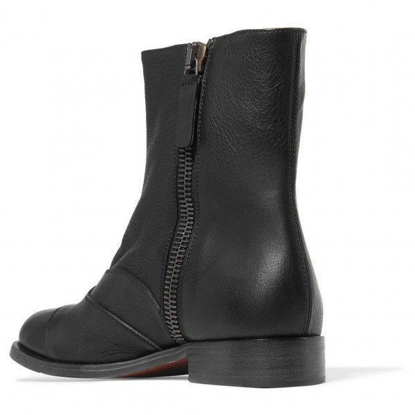 Chloé Leather Ankle Boots