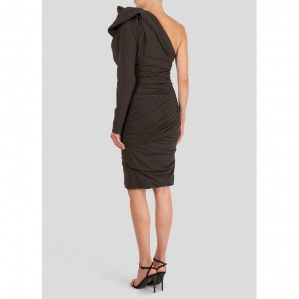 Lanvin Structured One-Shoulder Dress