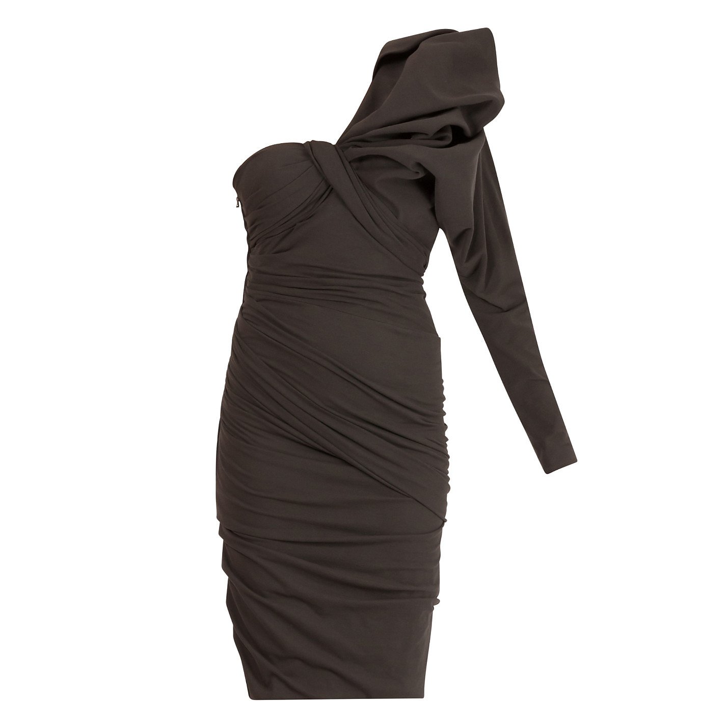 Lanvin Structured One-Shoulder Dress