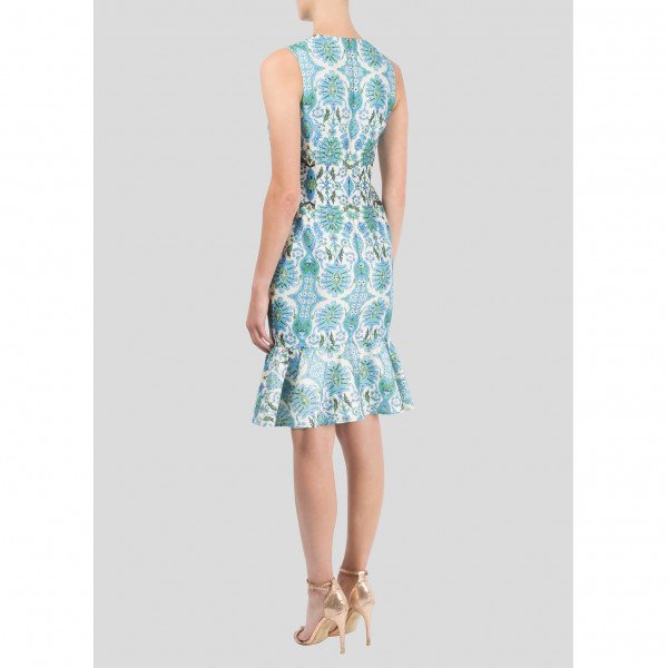 Starsica Printed Fishtail Dress