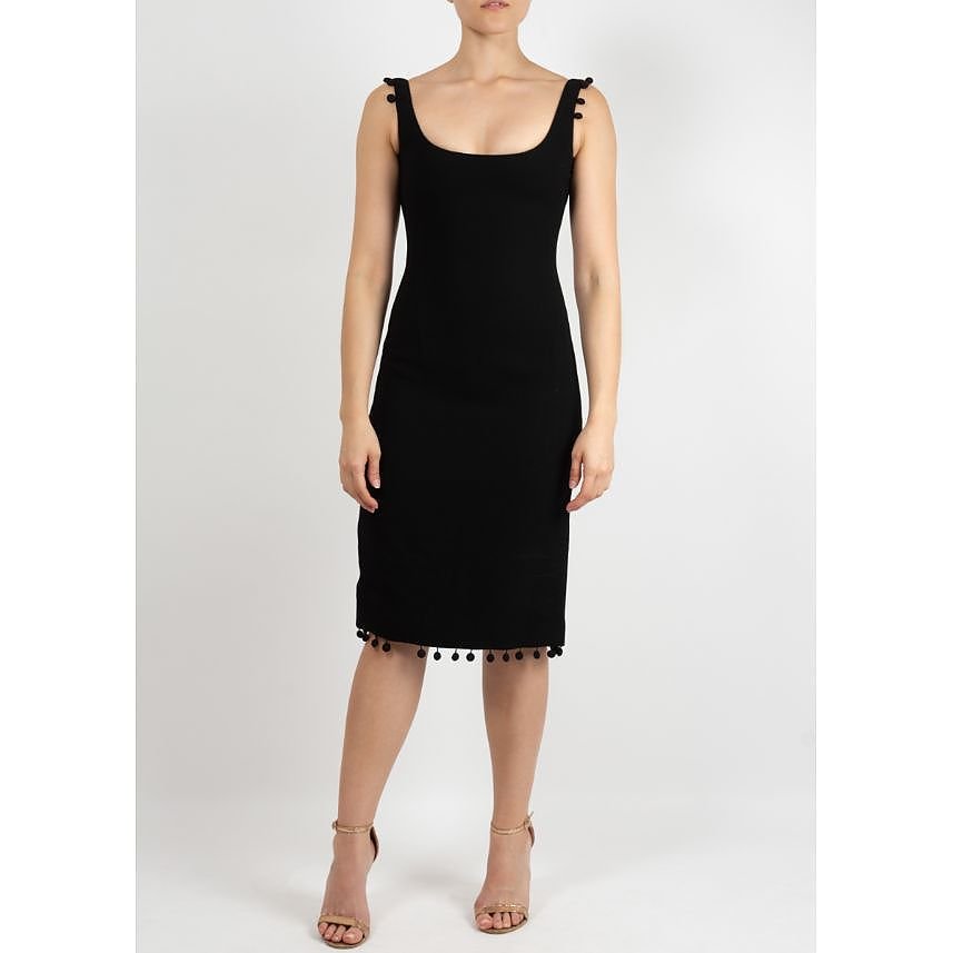 PRADA Sleeveless Dress With Pompoms