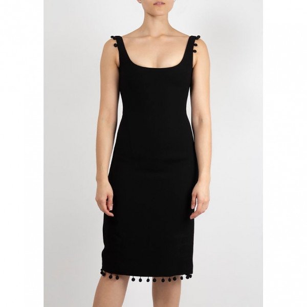 PRADA Sleeveless Dress With Pompoms