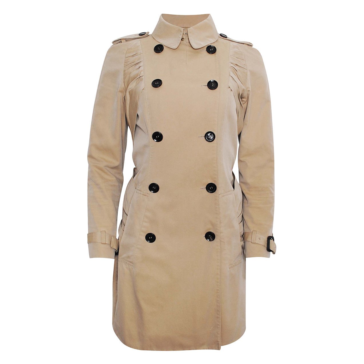 Burberry Trench Coat With Back Detailing