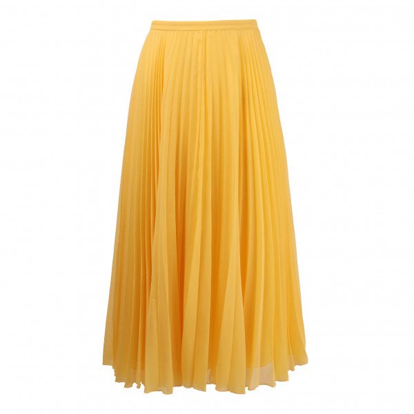 Whistles gold clearance pleated skirt