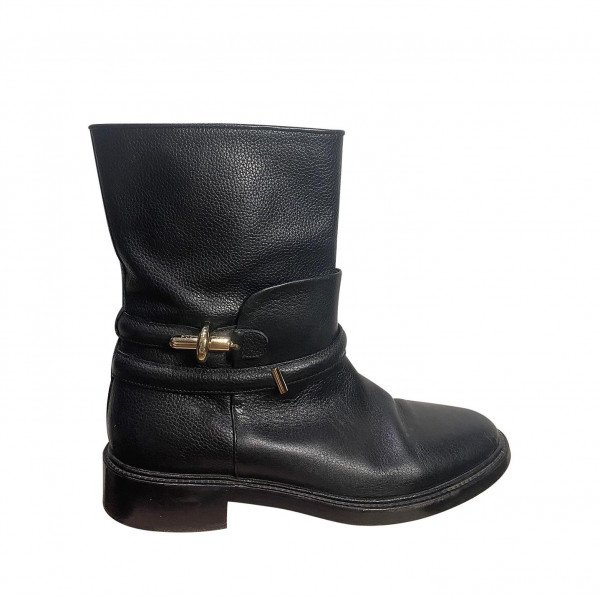 Balenciaga Leather Biker Boots