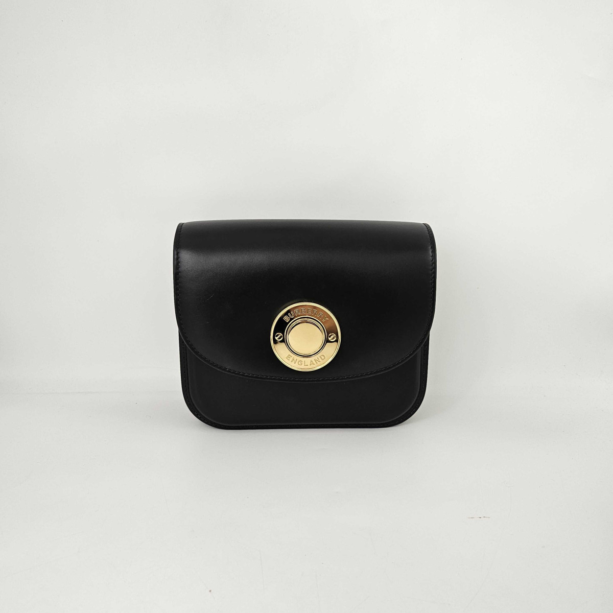 Burberry Small Leather Elizabeth Bag in Black