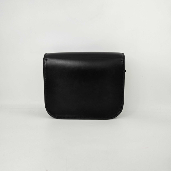 Burberry Small Leather Elizabeth Bag in Black