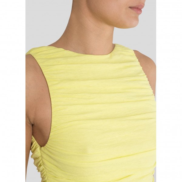 Alice + Olivia Sleeveless Ruched Mini Dress