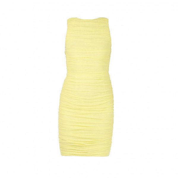 Alice + Olivia Sleeveless Ruched Mini Dress