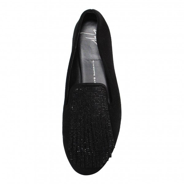Giuseppe Zanotti Suede Fringe Loafers