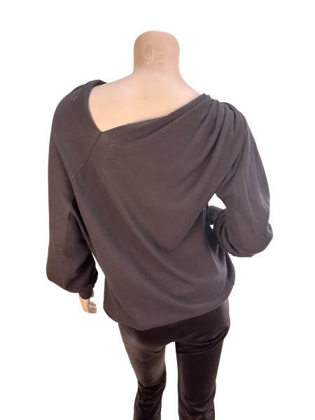 Lanvin Draped Knot Detail Jersey Top