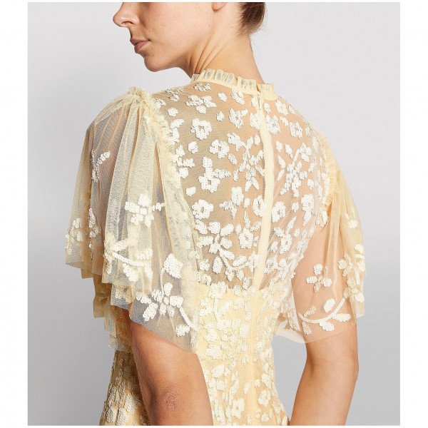Needle & Thread Honesty Flower Embellished Gown
