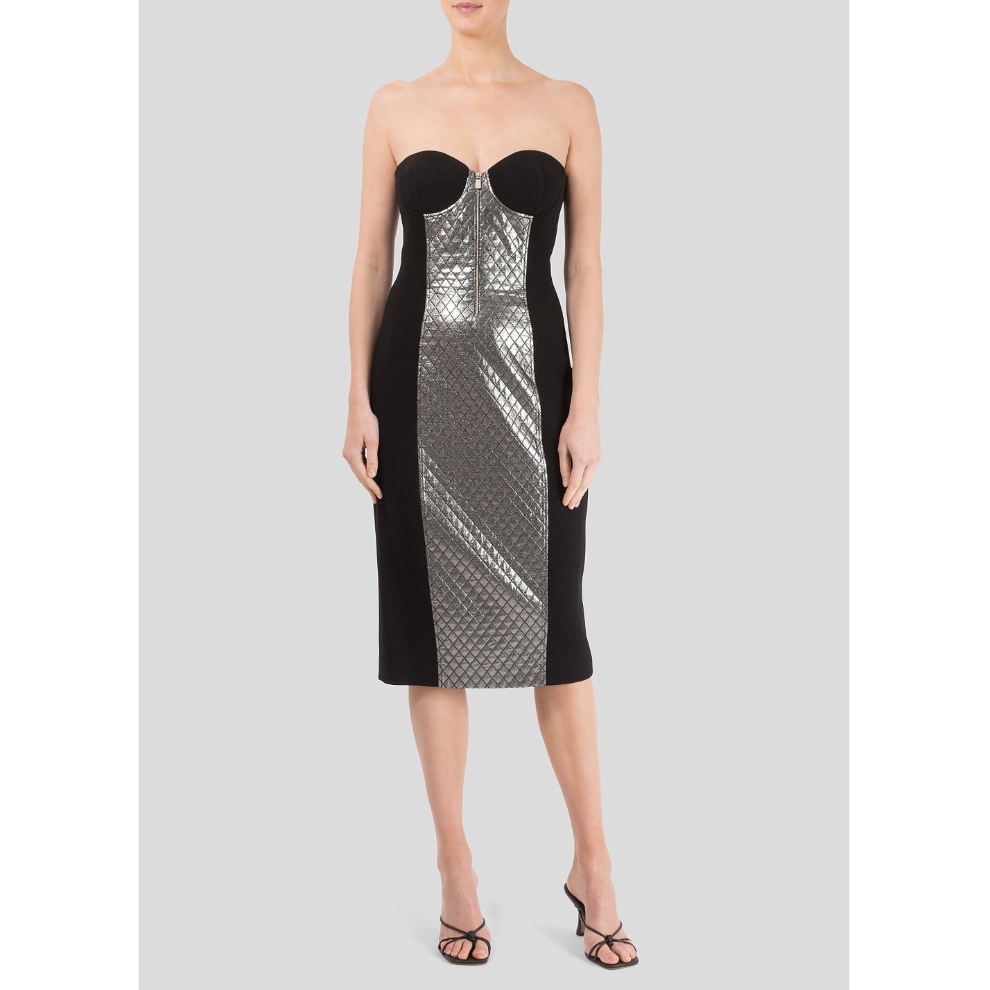 Rent Buy Michael Kors Dress With A Metallic Front Panel | MY WARDROBE HQ