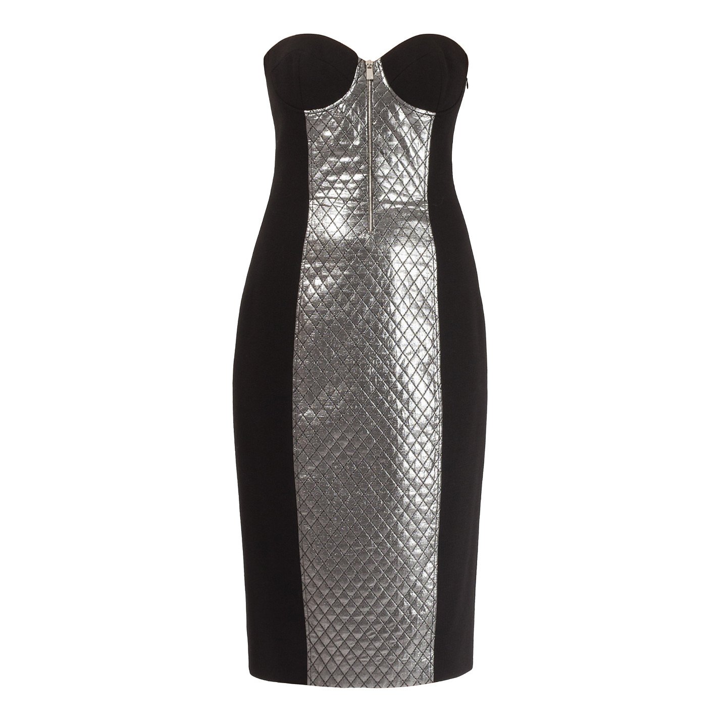 Rent Buy Michael Kors Dress With A Metallic Front Panel | MY WARDROBE HQ