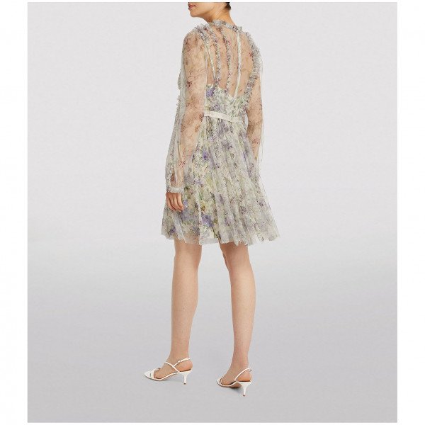 Needle & Thread Lilacs Garland Mini Dress