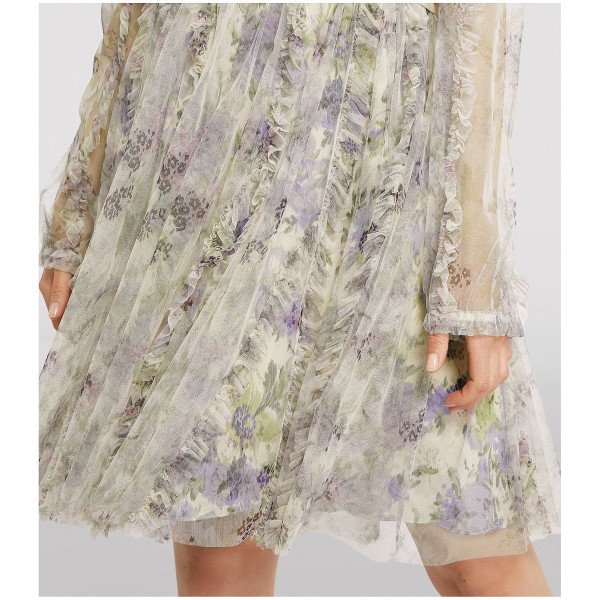 Needle & Thread Lilacs Garland Mini Dress