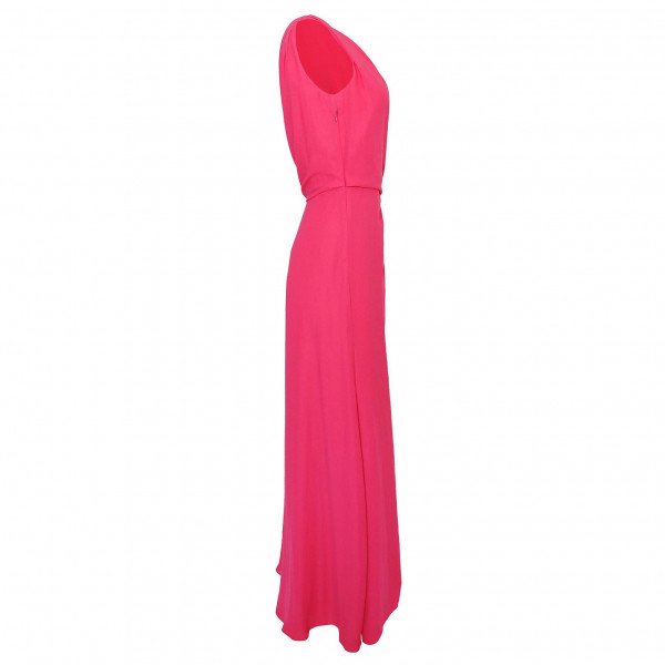 Halston Heritage One Shoulder Maxi Dress