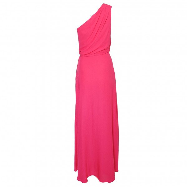 Halston Heritage One Shoulder Maxi Dress