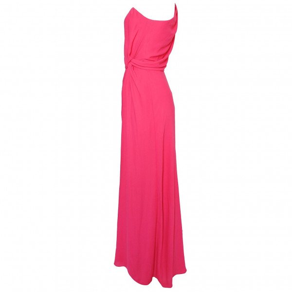 Halston Heritage One Shoulder Maxi Dress