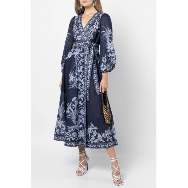 ZIMMERMANN Aliane Wrap Dress
