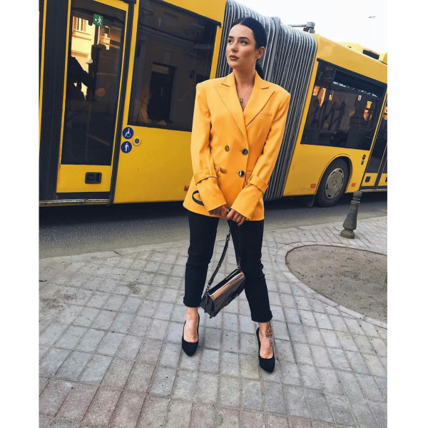 Osman London Marigold Wool Blazer