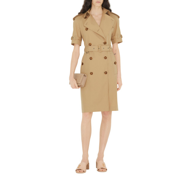 Burberry Tropical Gabardine Trench Dress