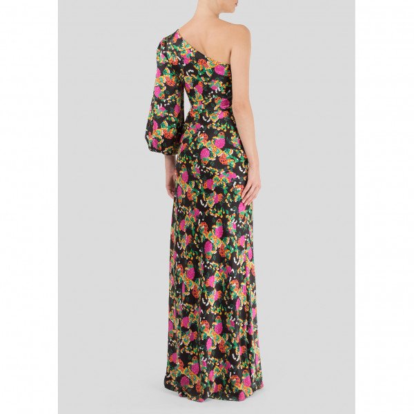 Saloni One Shoulder Maxi Dress