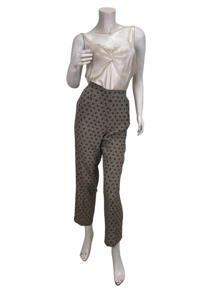 ETRO Printed Silk Trousers