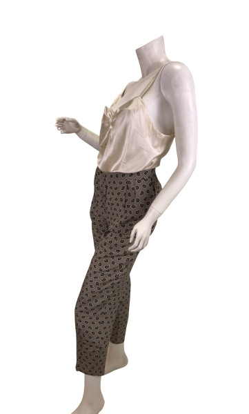 ETRO Printed Silk Trousers