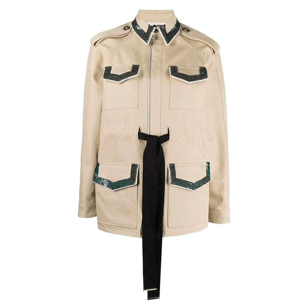 PORTS 1961 Sequin-Embellished Safari Jacket