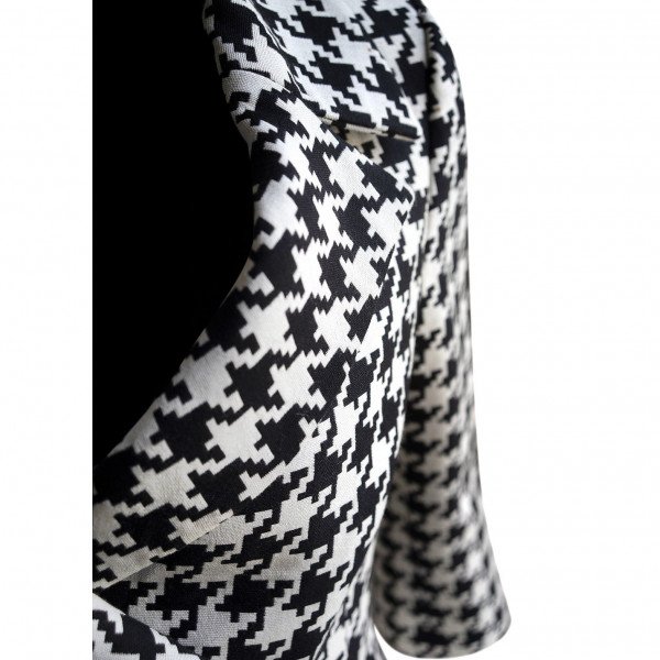 Michael kors houndstooth jacket hotsell