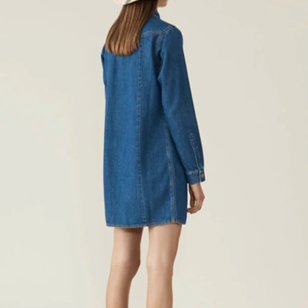 Ganni Denim Shirt Dress