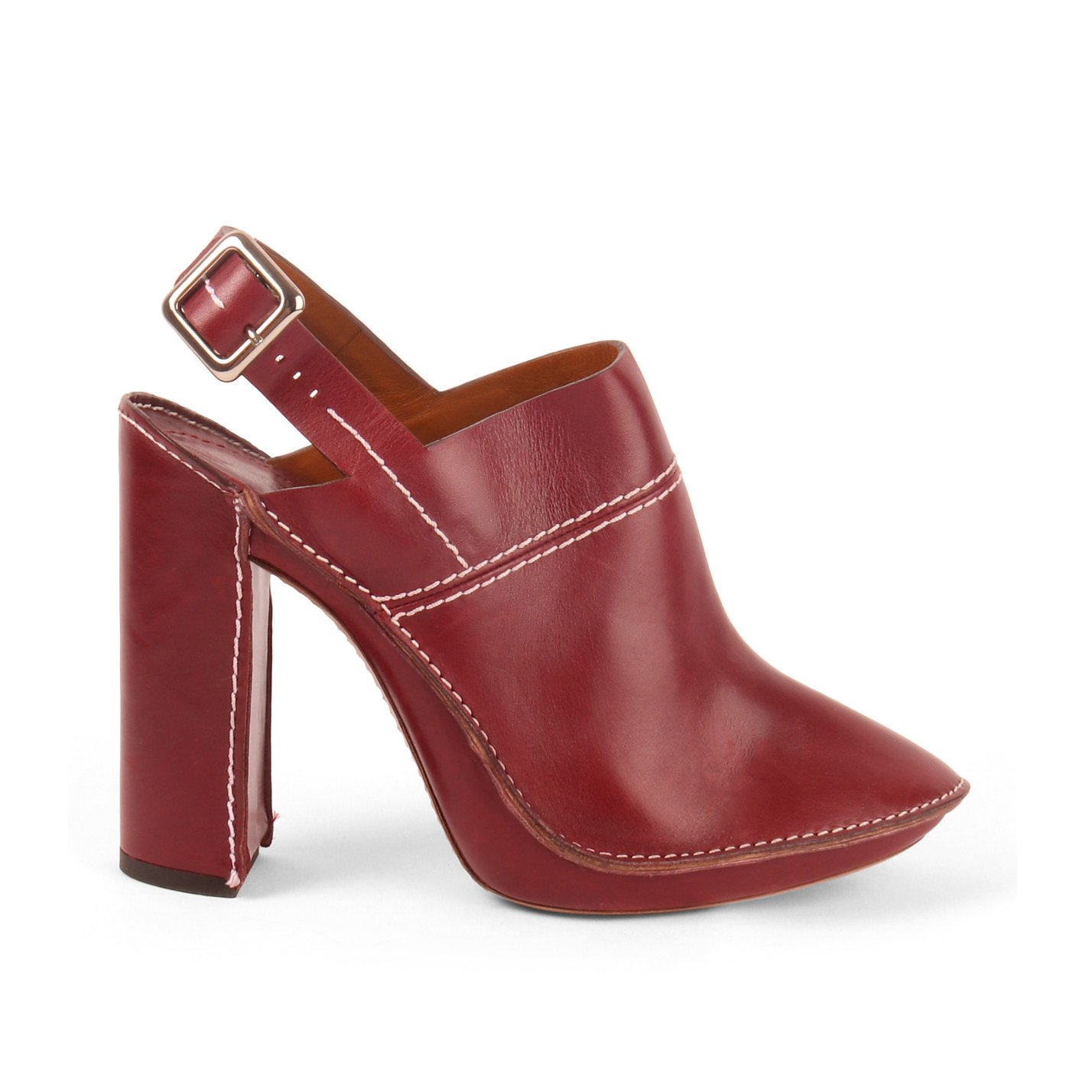 Chloé Gabrielle Leather Slingback Mules
