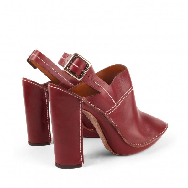 Chloé Gabrielle Leather Slingback Mules