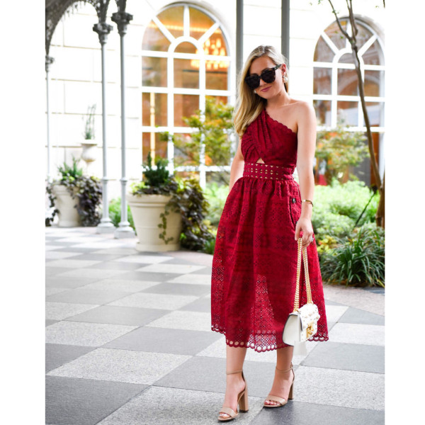 Self-Portrait Self Portrait Midi Dress