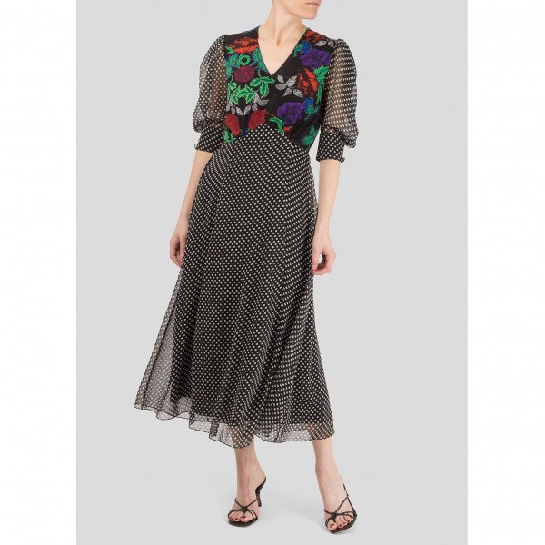 Ruley Tania Polka Dot Floral Dress