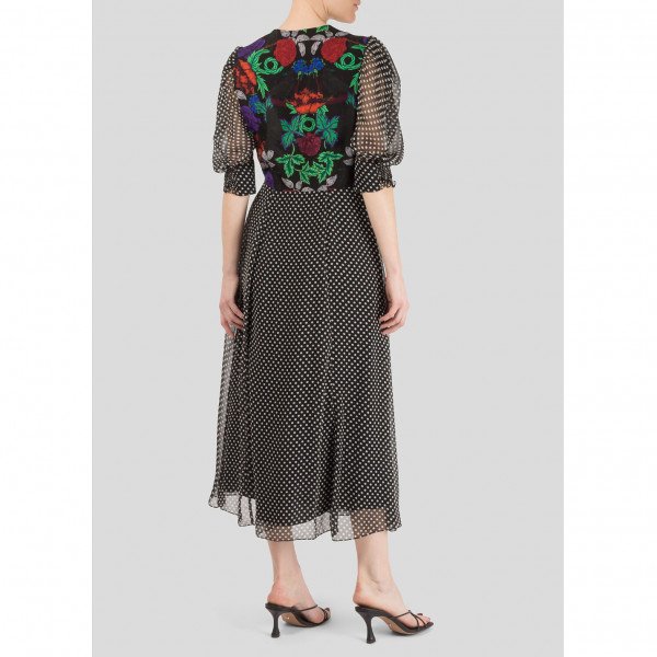 Ruley Tania Polka Dot Floral Dress