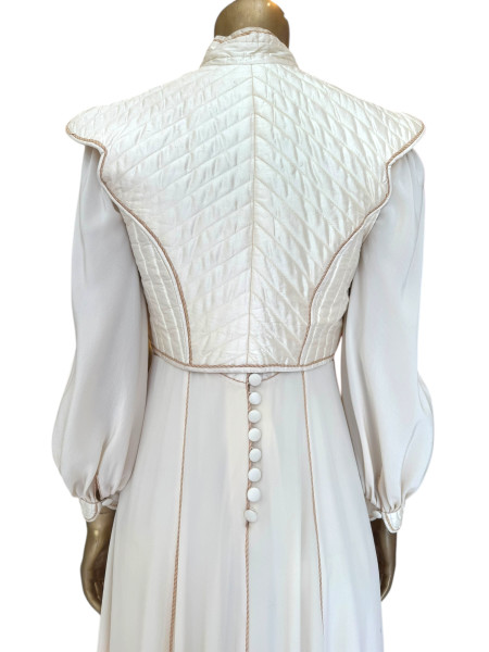 Anna Belinda 1970s Long Dress with Bolero