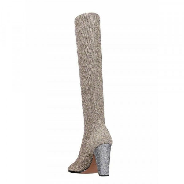 Missoni Slouch Boot In Lurex Oro