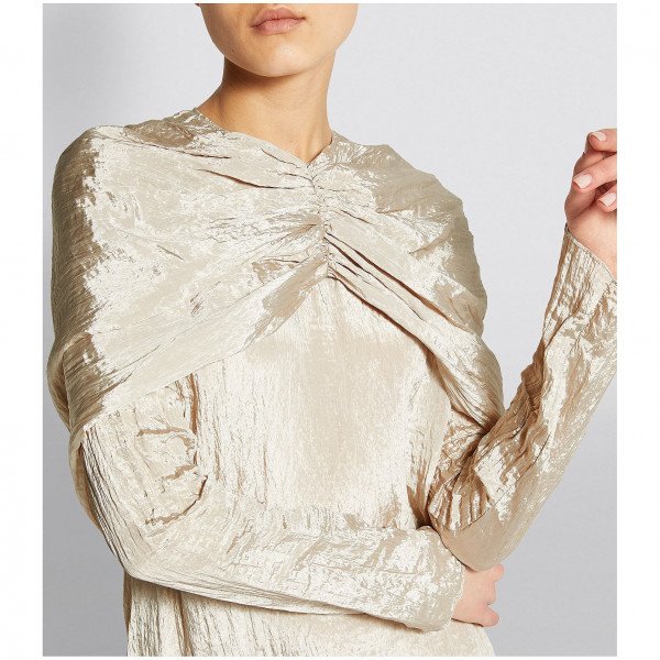 DEVEAUX NEW YORK Emma Cape-Detailed Dress