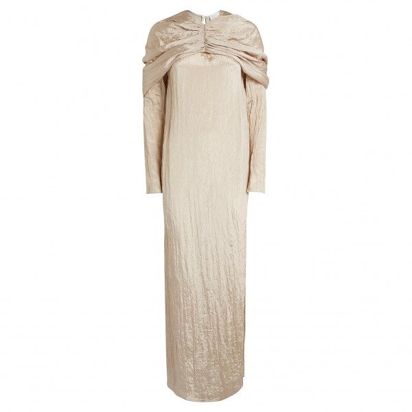 DEVEAUX NEW YORK Emma Cape-Detailed Dress
