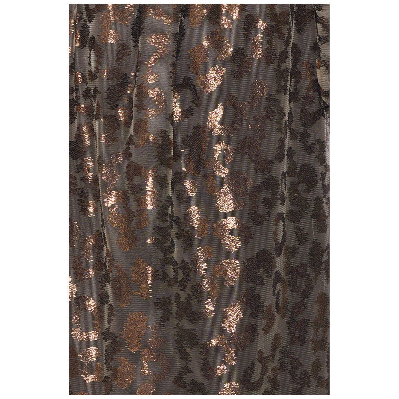 True Decadence Leopard Plunge Button Front Maxi Dress