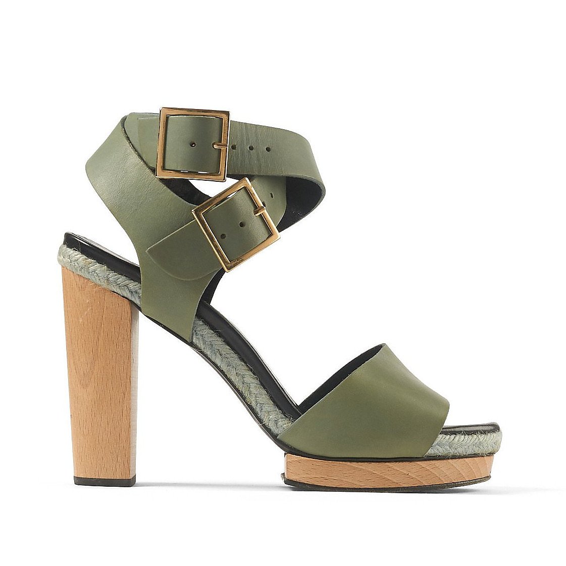 Pierre Hardy Leather Block-Heel Sandals