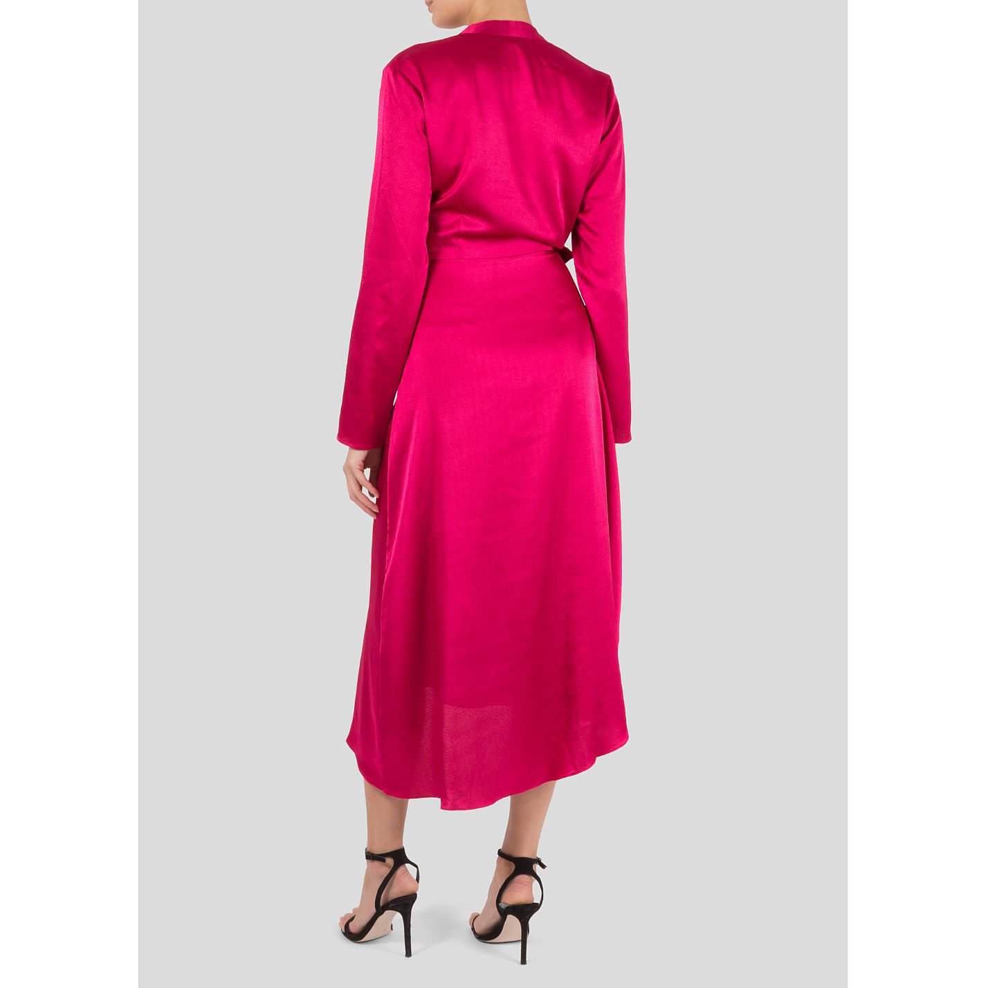 Equipment Adisa Wrap Effect Satin Dress