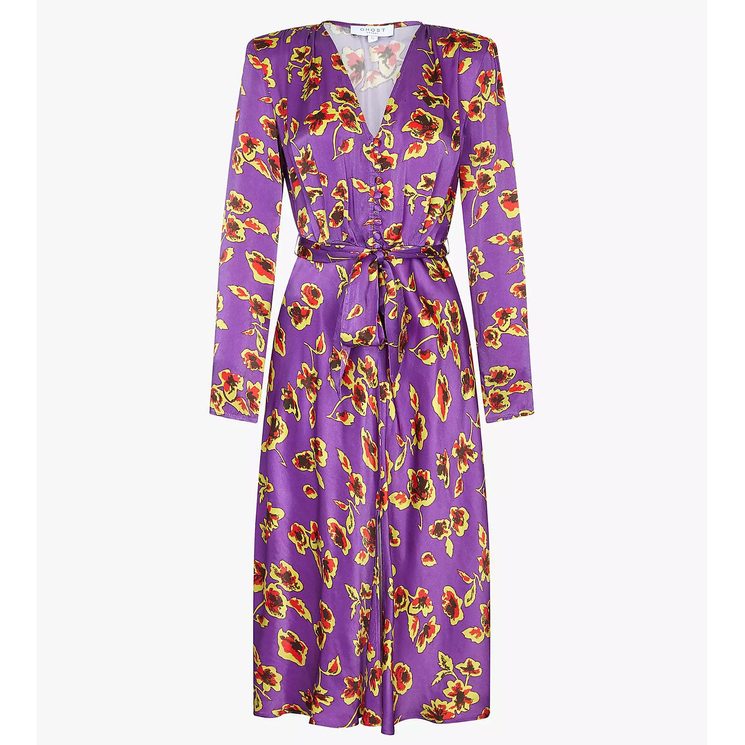 Ghost London Meryl Floral Multicolour Dress
