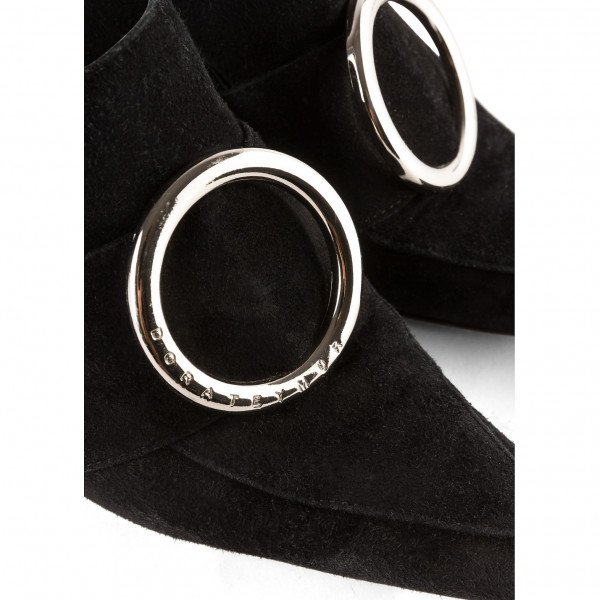 Dorateymur Eagle 90 Suede Buckle Pumps
