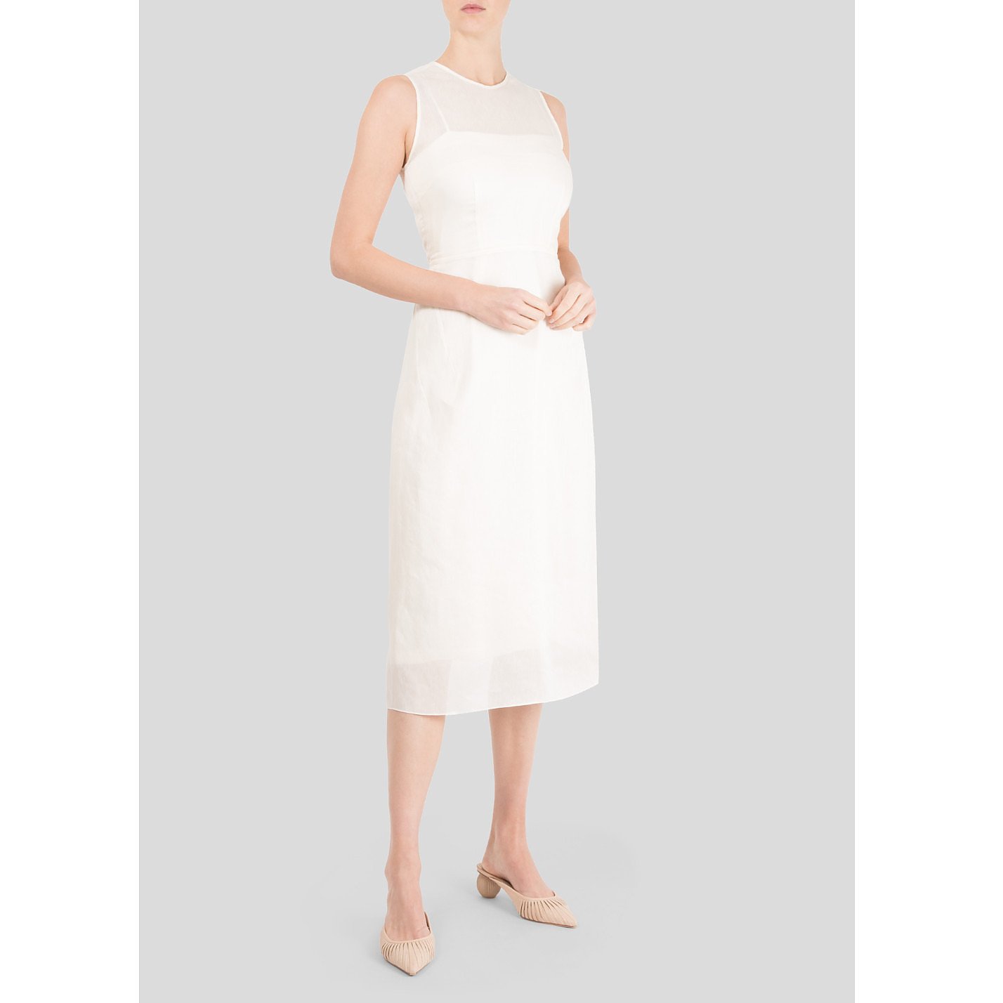 Morgane Le Fay Apron Style Silk Dress