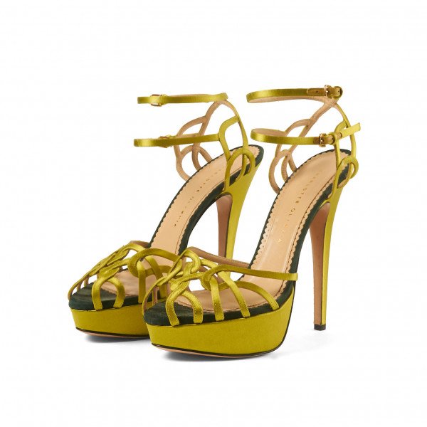 Charlotte Olympia Strappy Platform Pumps